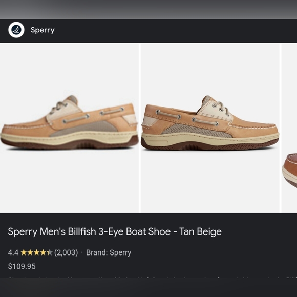 Sperry billfish boatshoe shoes boatshoes 14 M - Picture 7 of 7